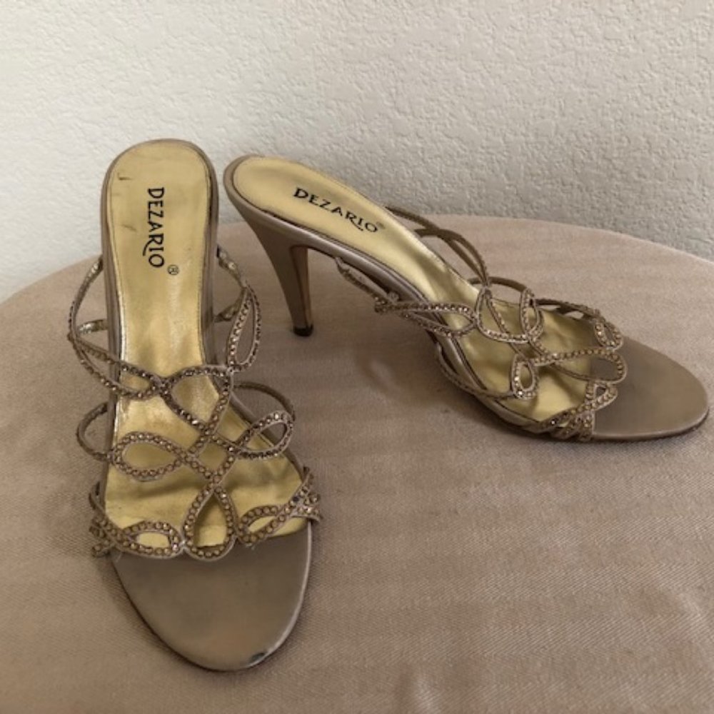 Dezario Strappy Backless Heeled Sandal!